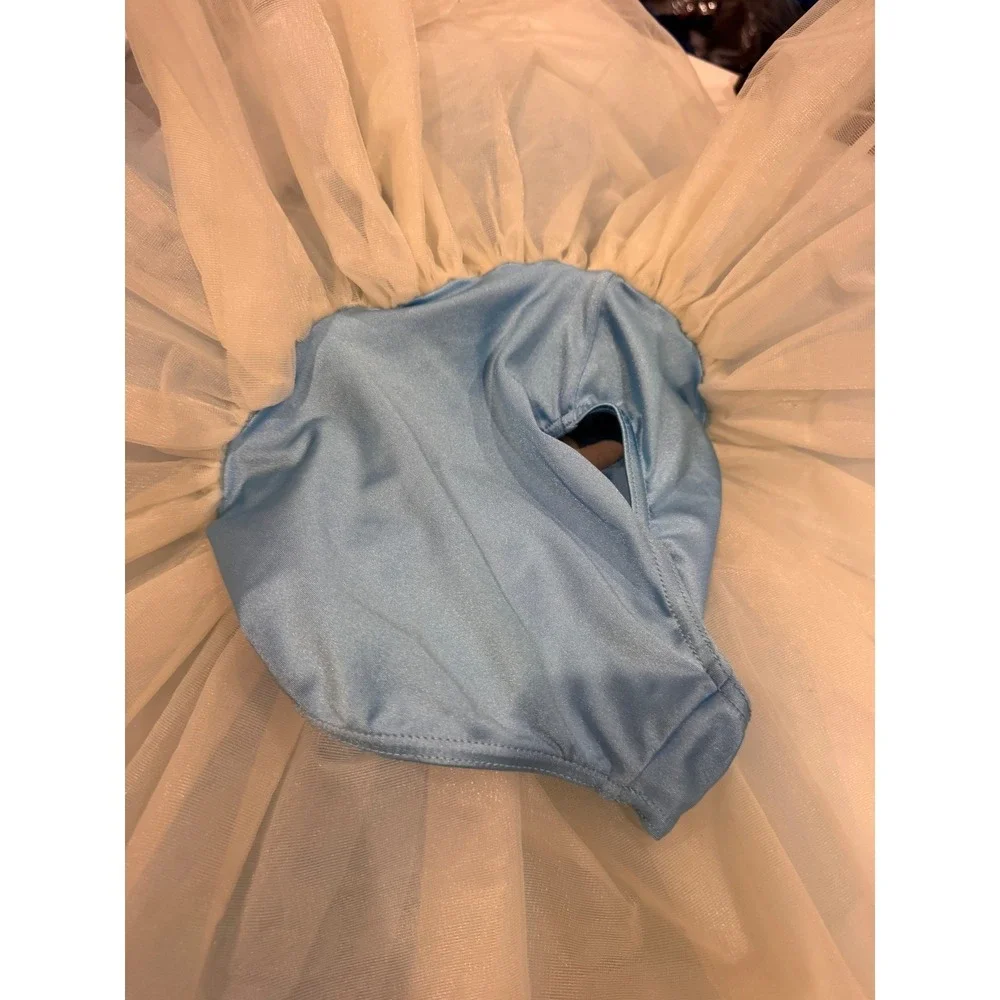 Weisman Girls Ballet Dance Costume Dress Leotard Tutu Skirt Light Blue XXSC‎